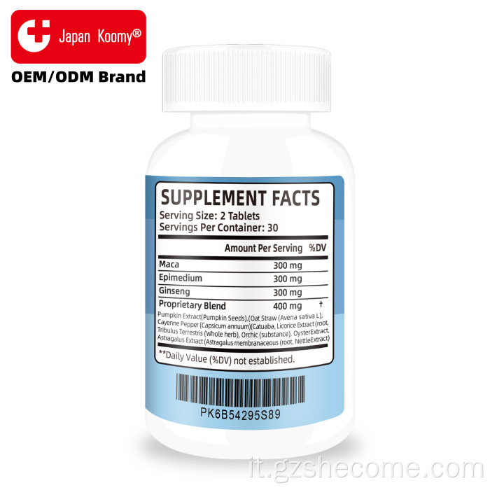 Shecome Male Fast Enhancing Supplement per l'ingrandimento del pene